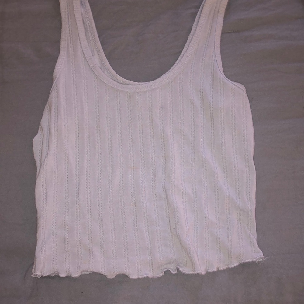 Light blue crop tillys tank